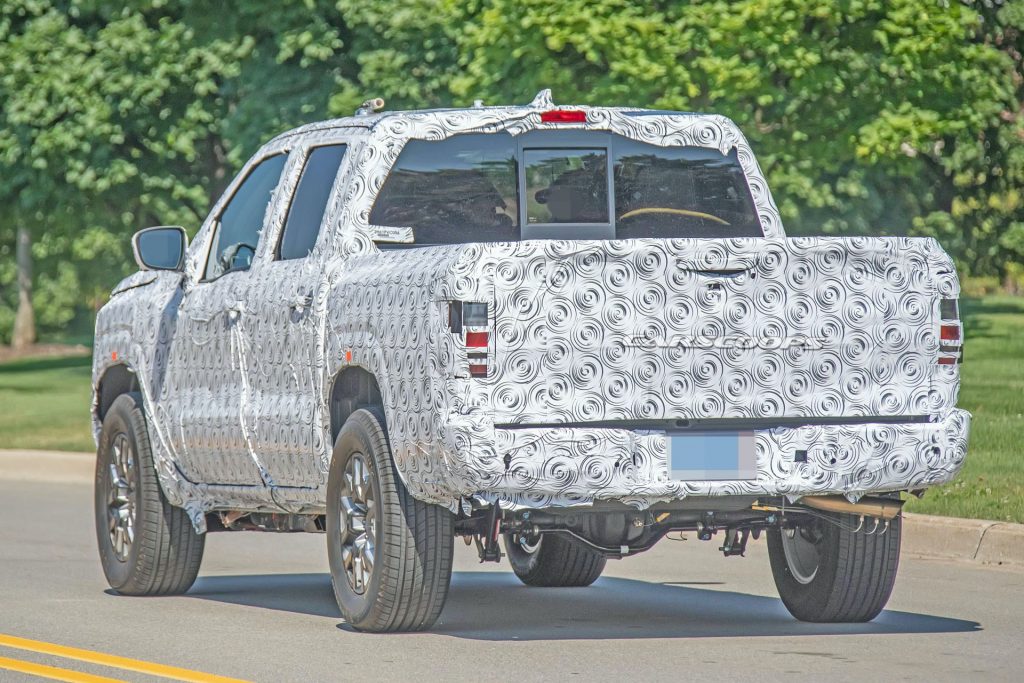 Mẫu xe được cho là Nissan Navara thế hệ mới