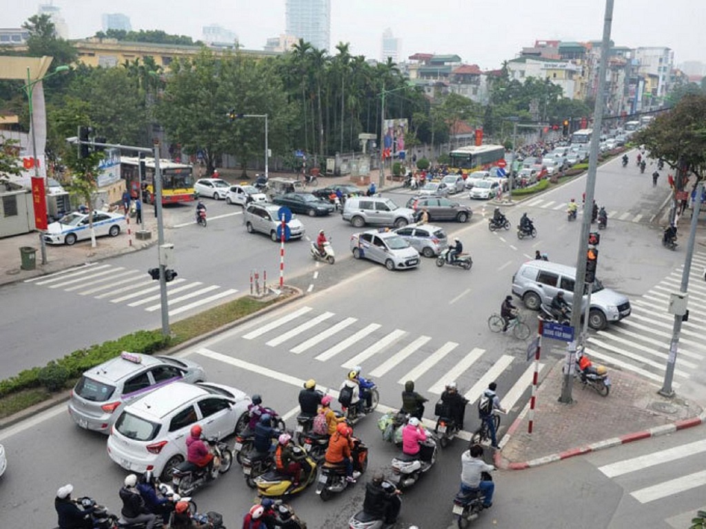 lái xe giwof cao điểm