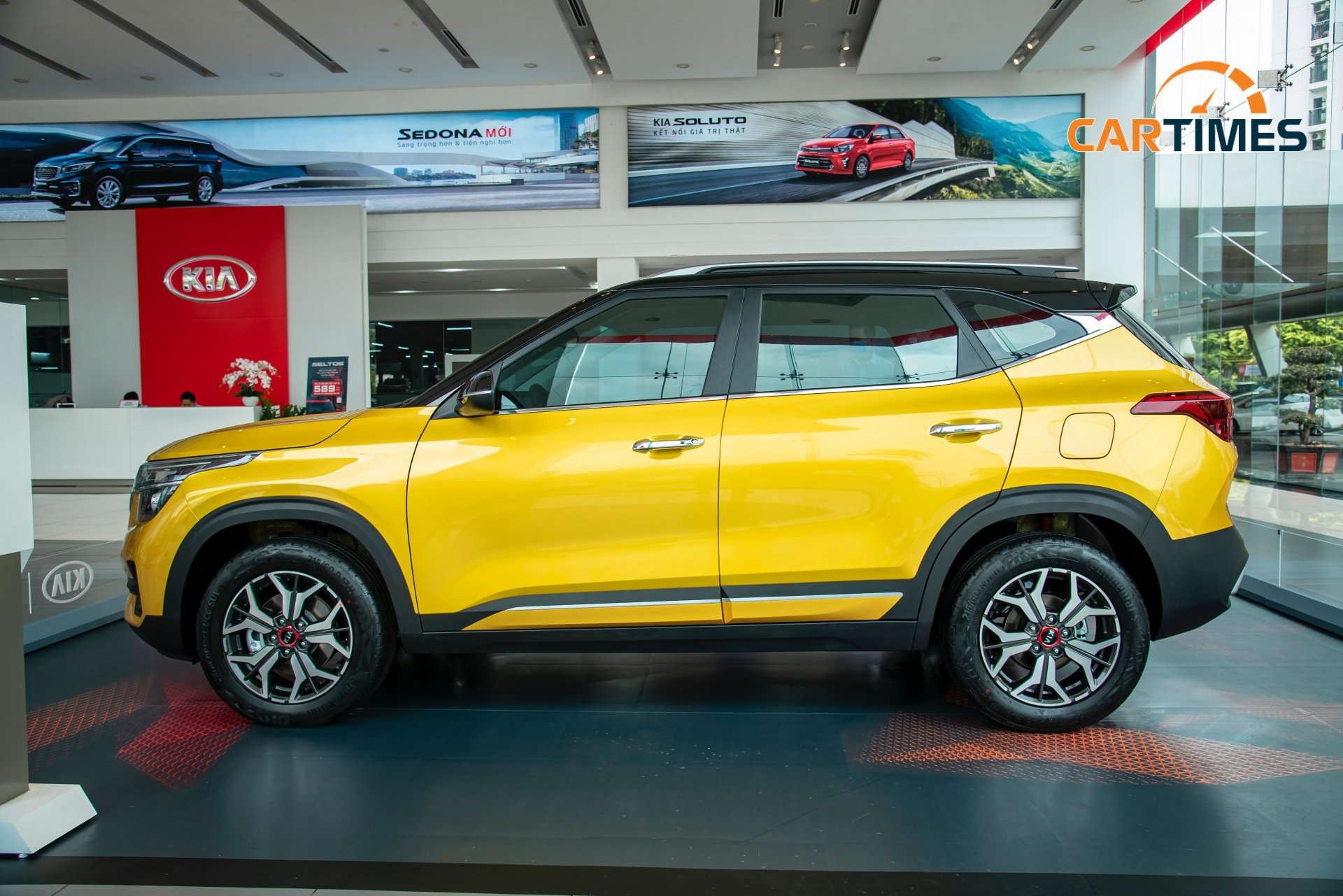 Kia Seltos phiên bản tiêu chuẩn sẽ trang bị màn hình 8 inch