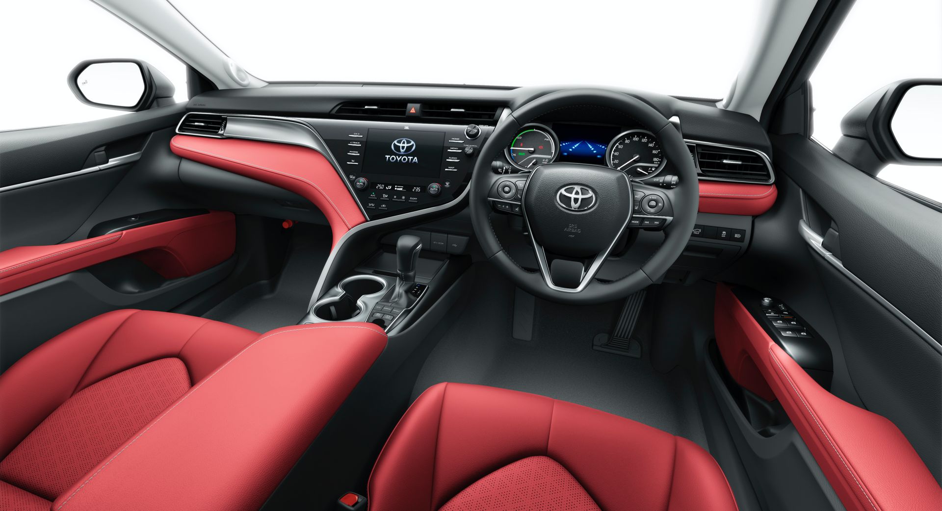 Hàng ghế trước của Toyota Camry Black Edition