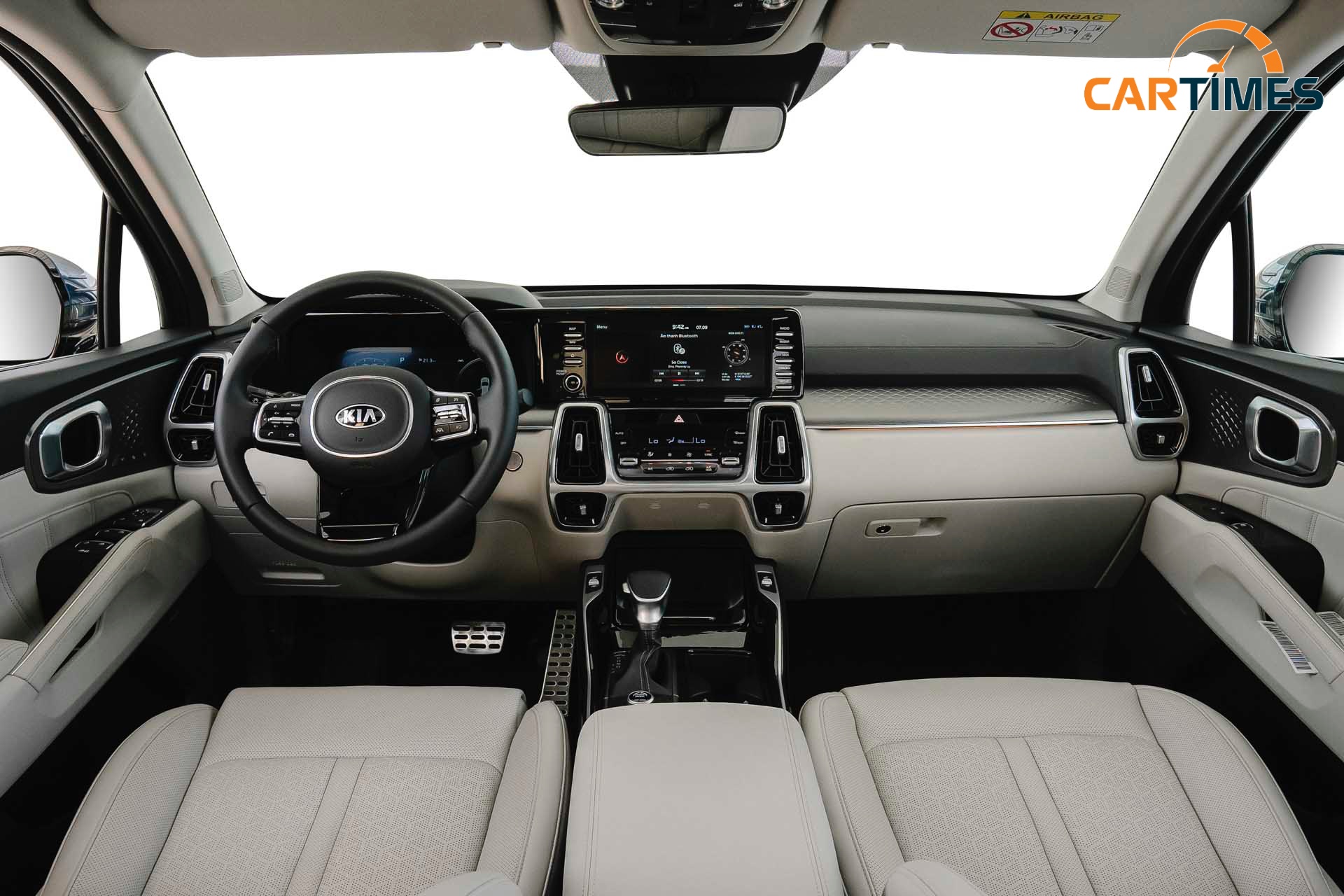 Hàng ghế trước xe Kia Sorento 2021