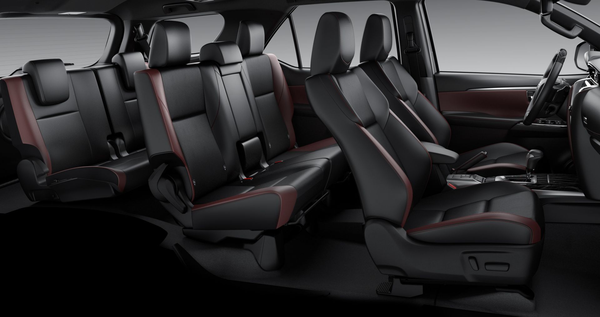 Thiết kế hàng ghế trên xe Toyota Fortuner 2020