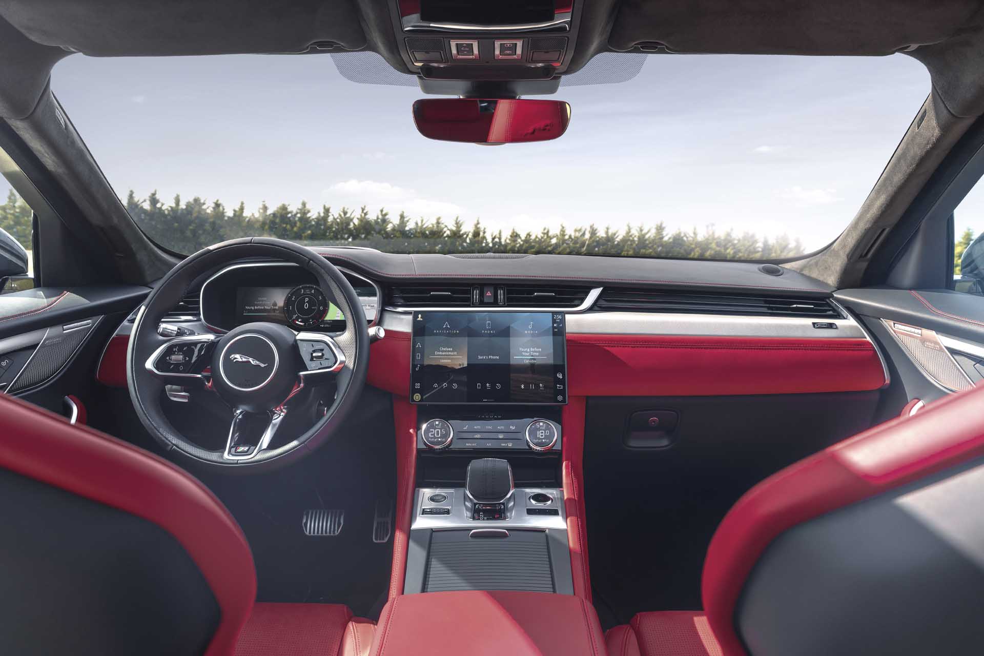 Hàng ghế xe Jaguar F-Pace thế hệ mới