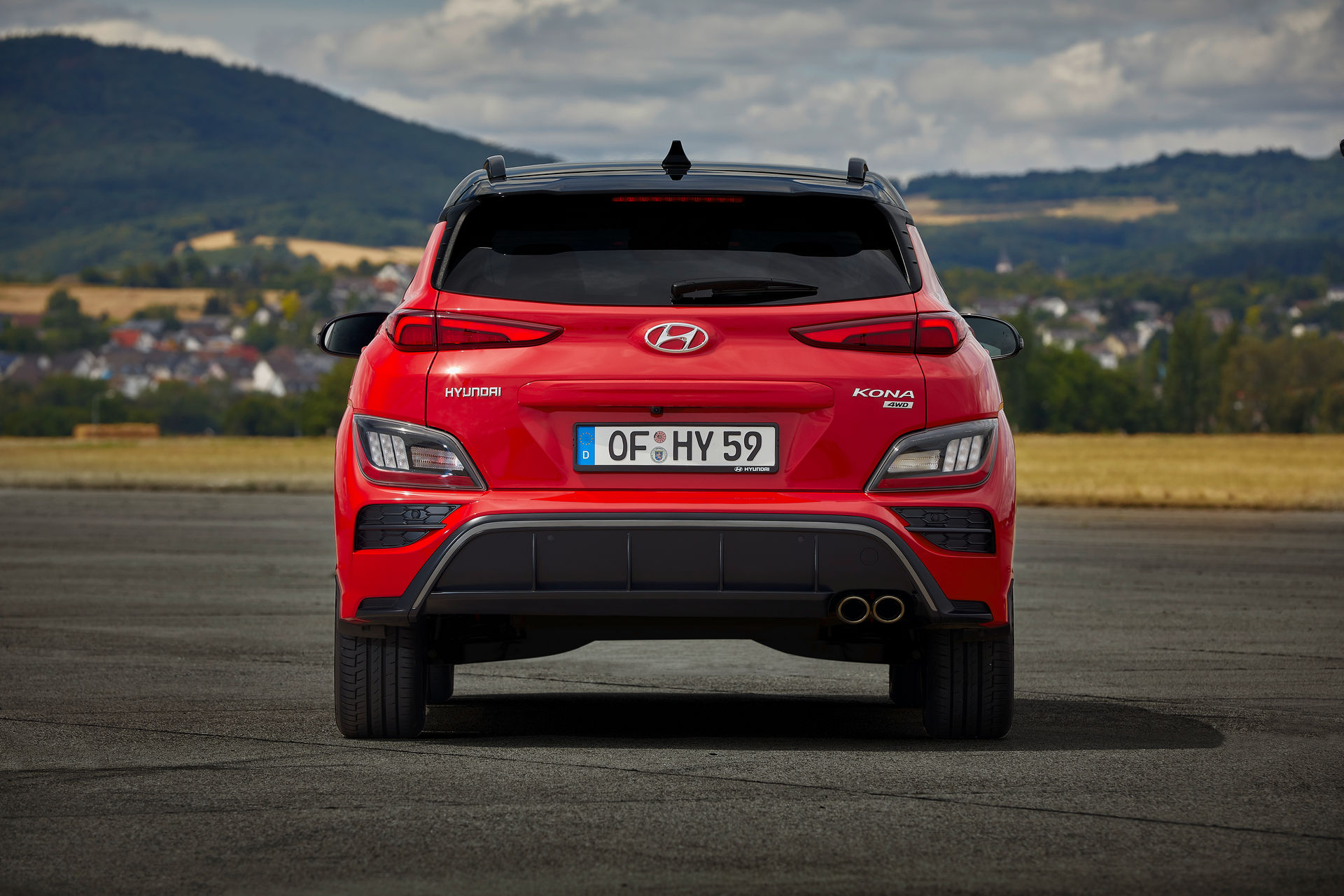 Đuôi xe Hyundai Kona 2021