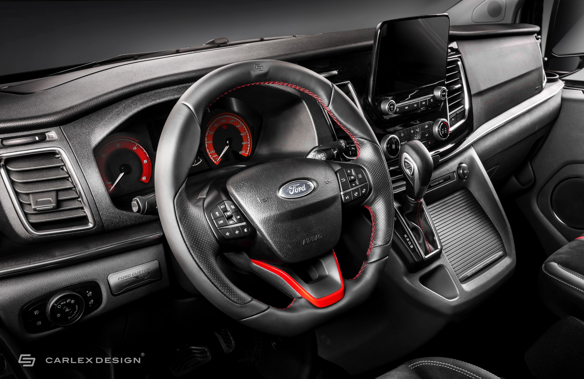 Vô lăng xe Ford Transit Custom X Carlex Design