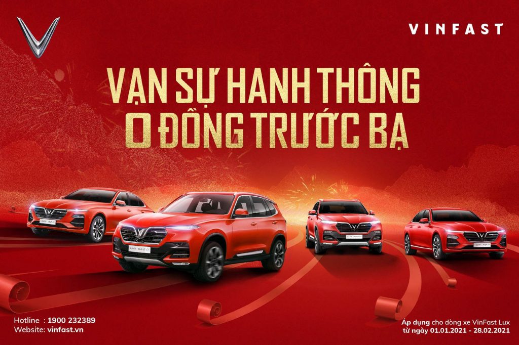 Những hãng xe tiếp tục giảm phí trước bạ trong năm 2021