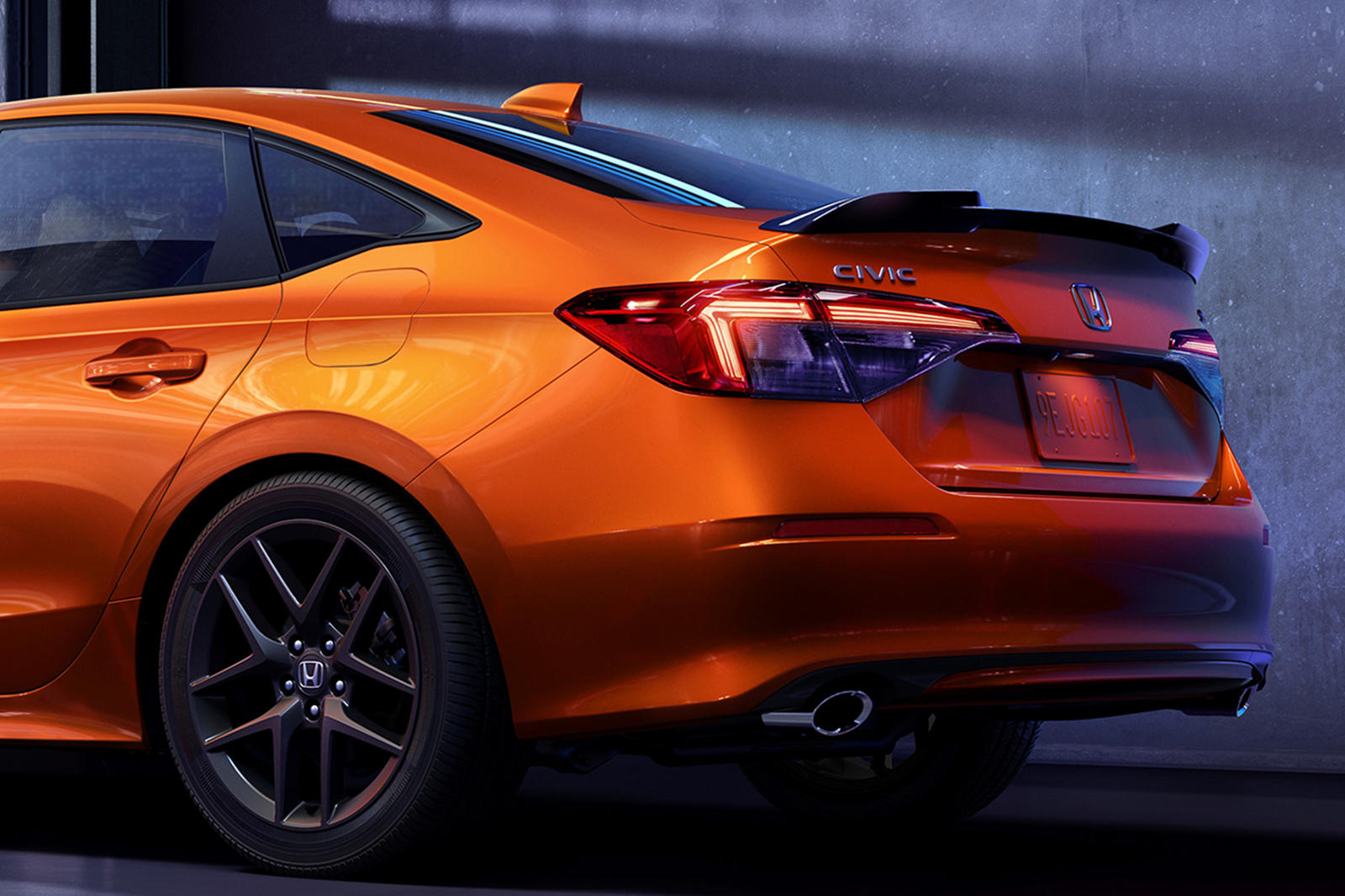 Đuôi xe Honda Civic Si