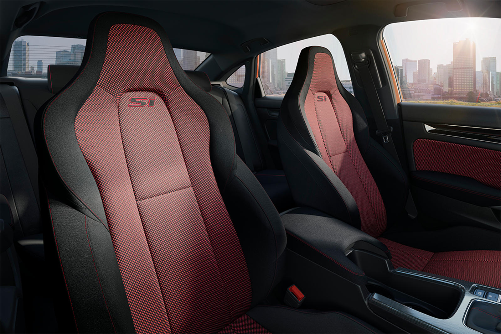 Ghế lái thể thao trên Honda Civic Si