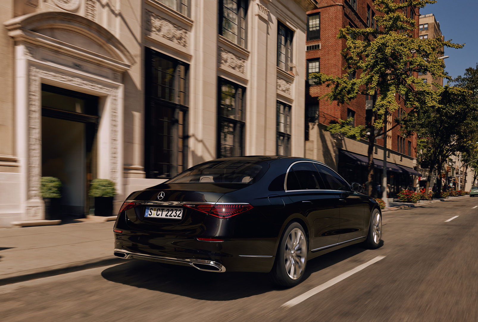 Đuôi xe Mercedes-Benz S-Class 2022