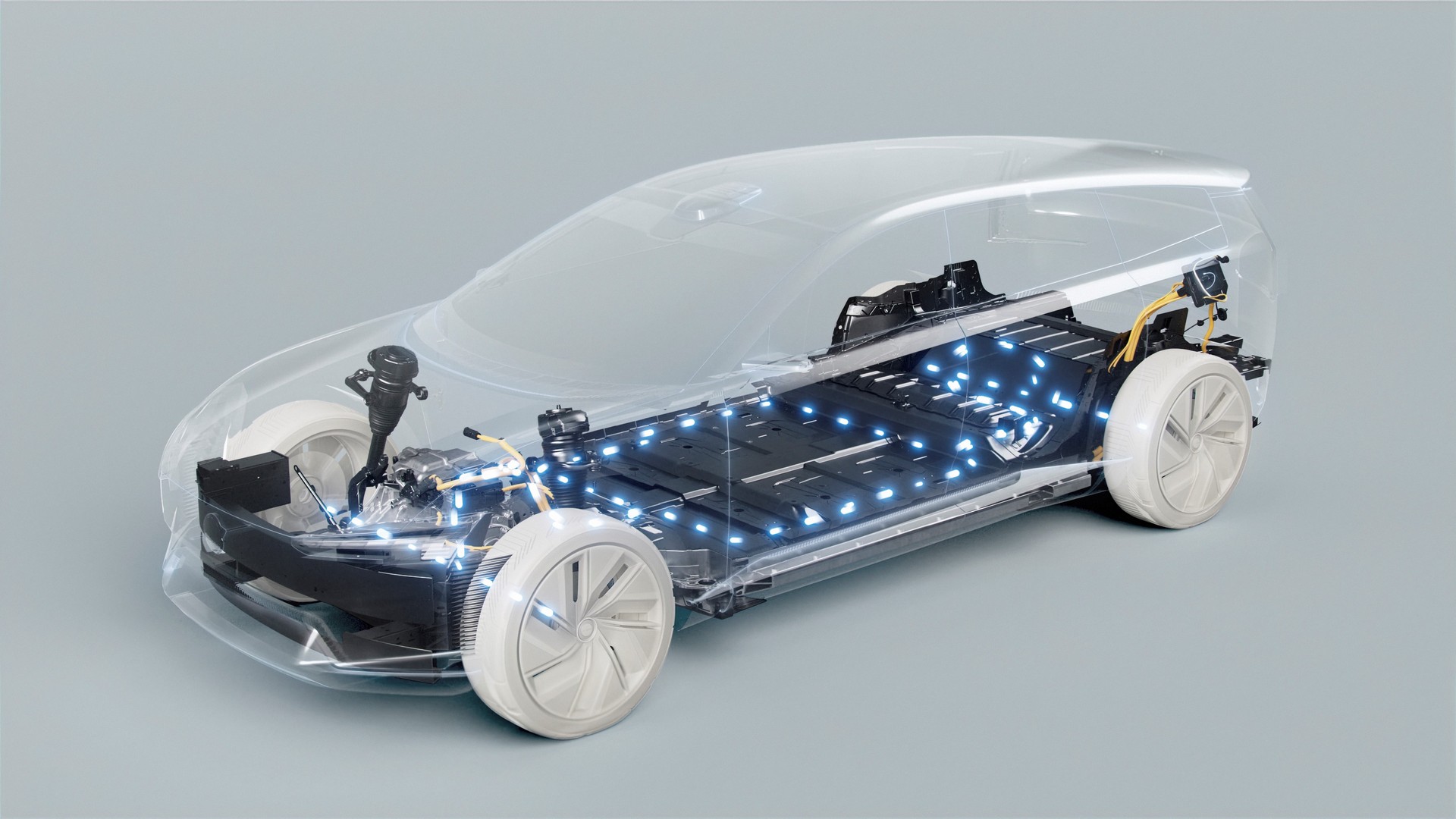 Hệ thống động cơ và pin trên Volvo Recharge