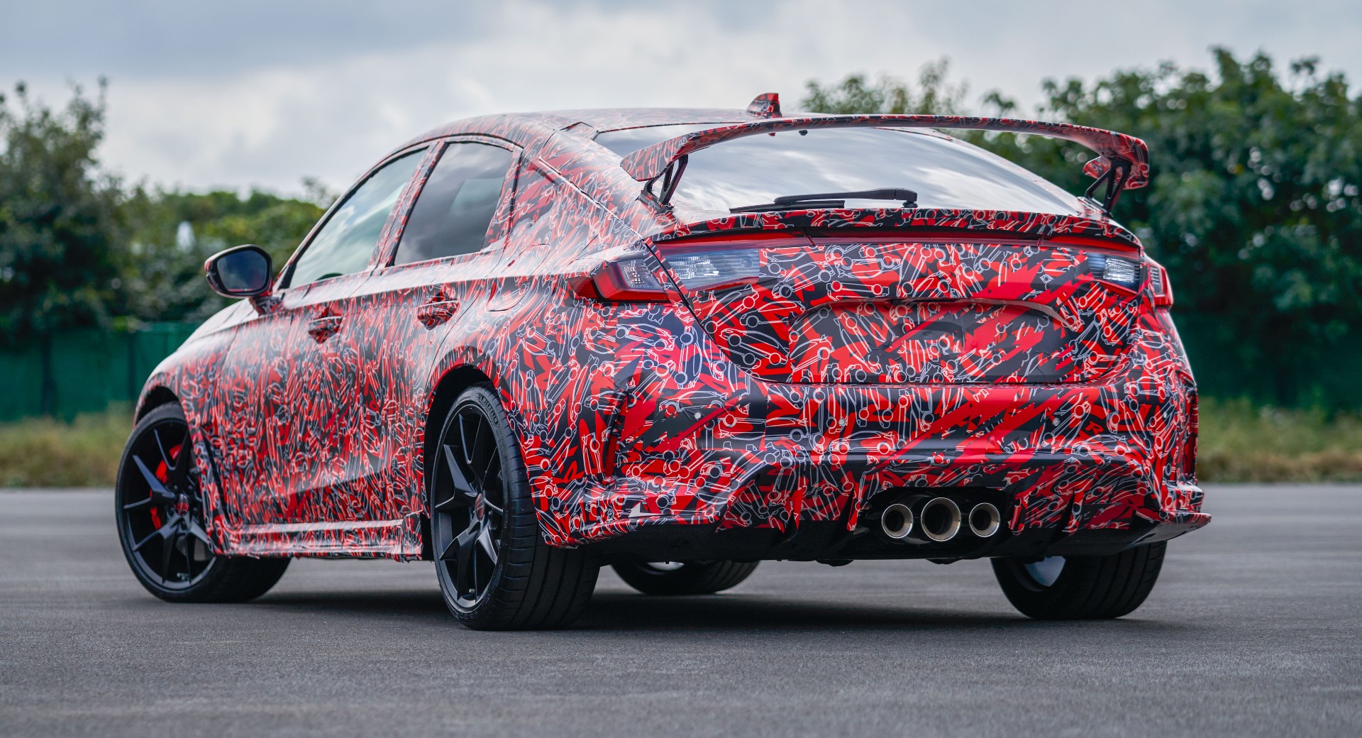 Đuôi xe Honda Civic Type R