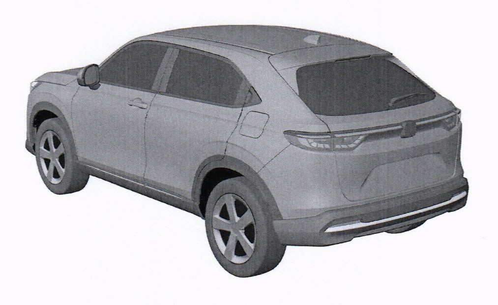 Thiết kế đuôi xe Honda HR-V 2022