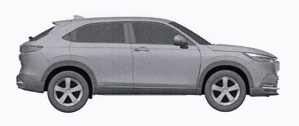 Thiết kế thân xe Honda HR-V 2022