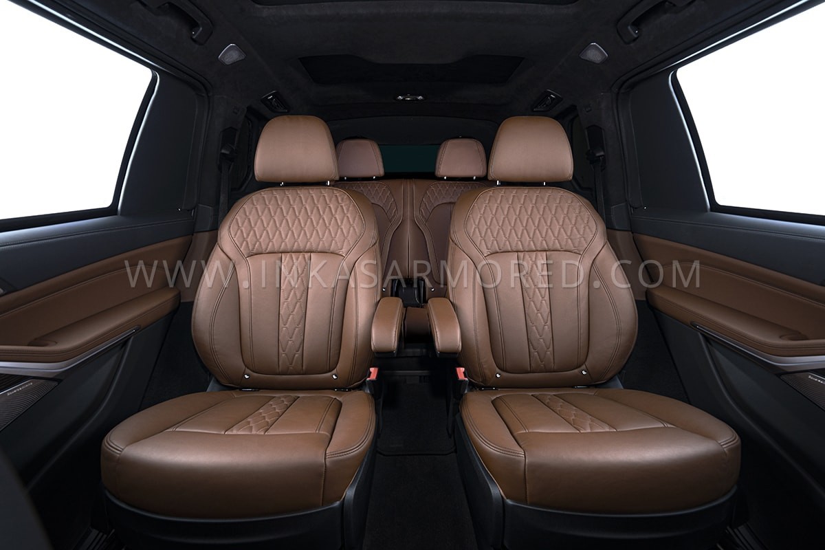 Hàng ghế sau của xe BMW X7