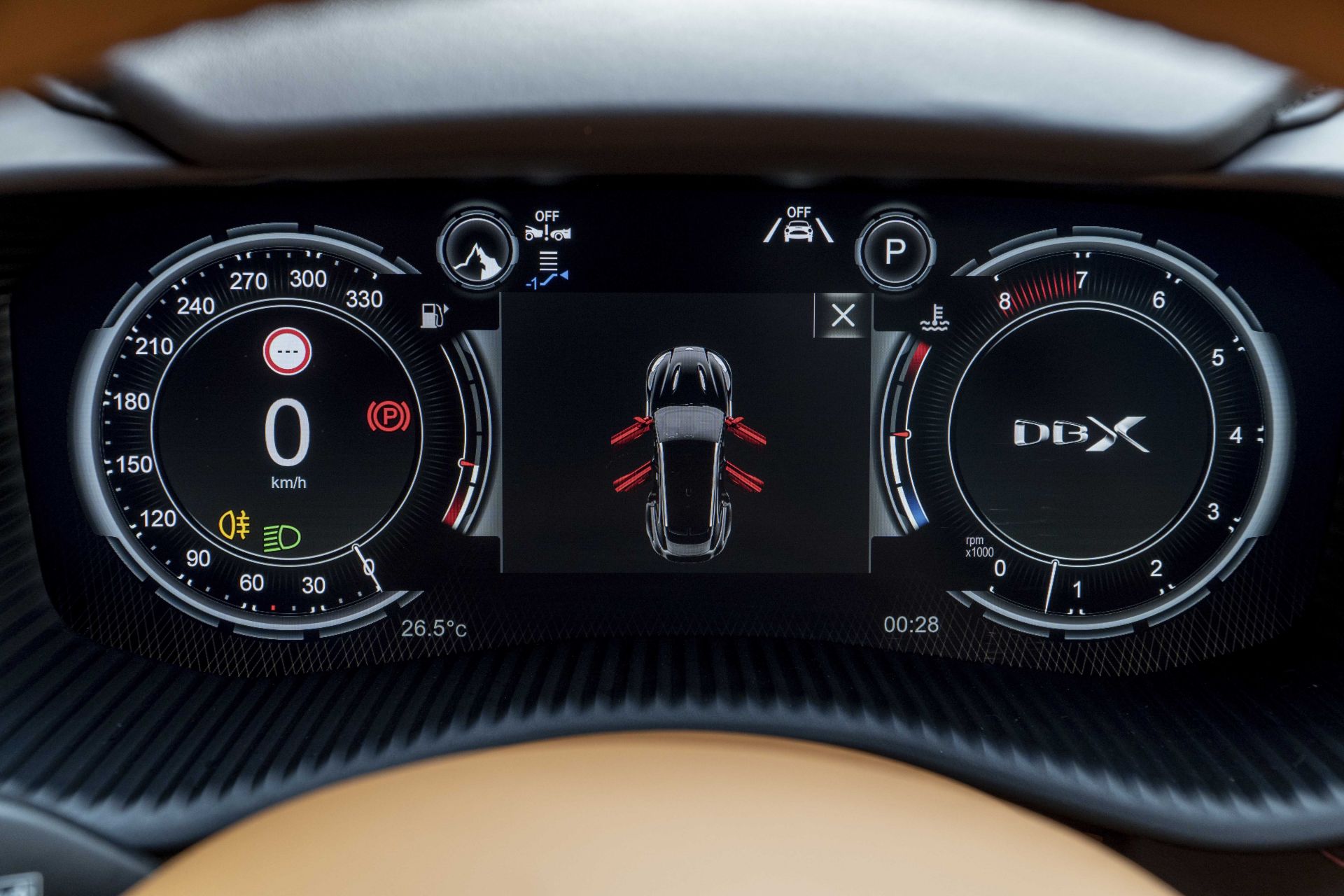 Màn hình giải trí xe Aston Martin DBX