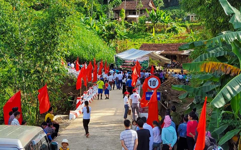Cầu Lọng Khoang ở tỉnh Sơn La