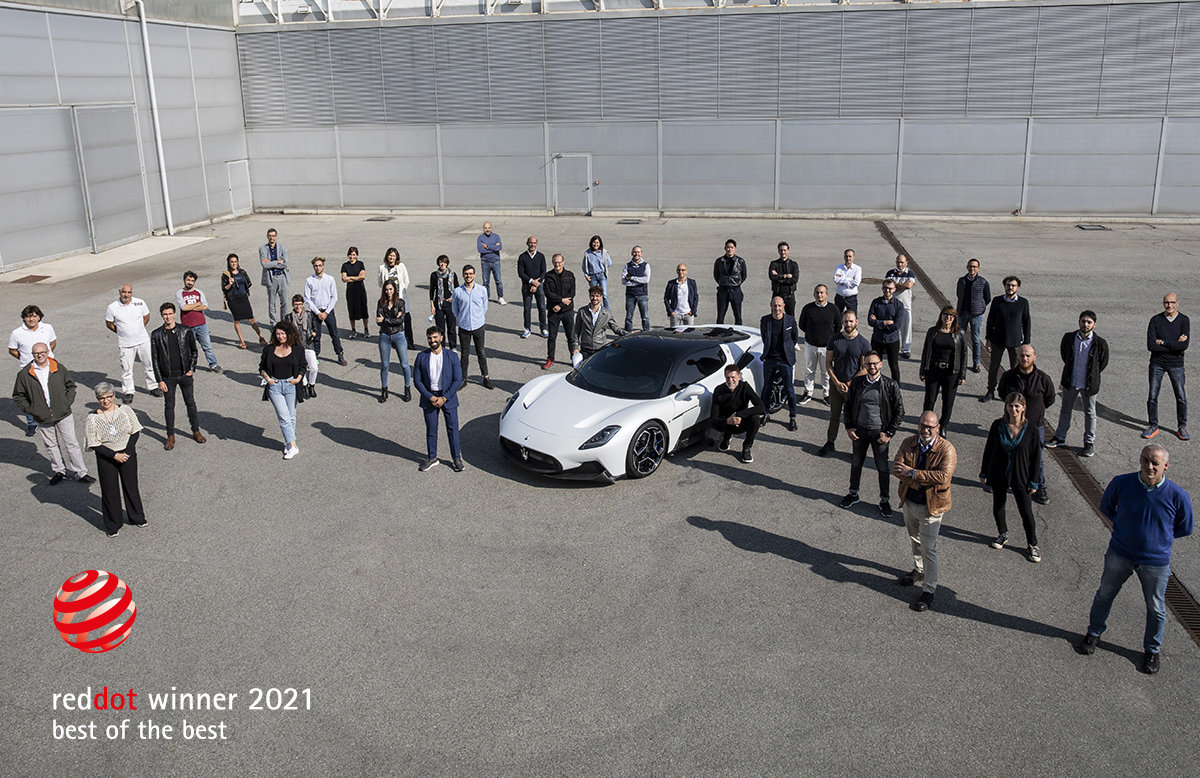 Maserati MC20 mới nhận giải “Best of the Best” tại Red Dot Awards 2021