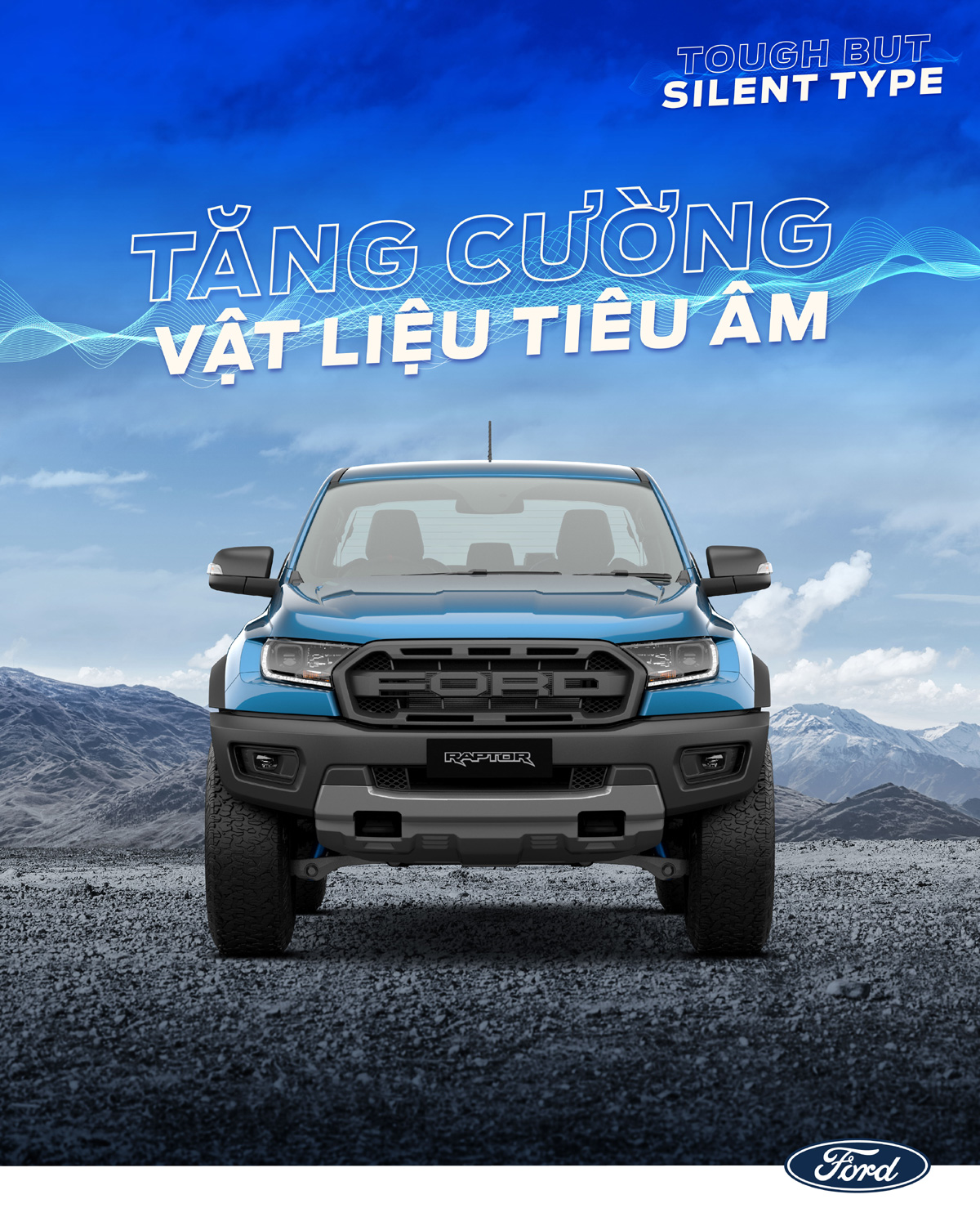 Ranger Raptor được lắp đặt nhiều vật liệu tiêu âm hơn so với những phiên bản khác