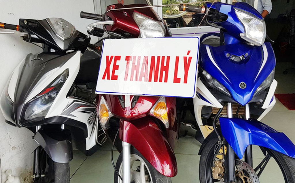 Mua xe máy cũ tại hiệu cầm đồ