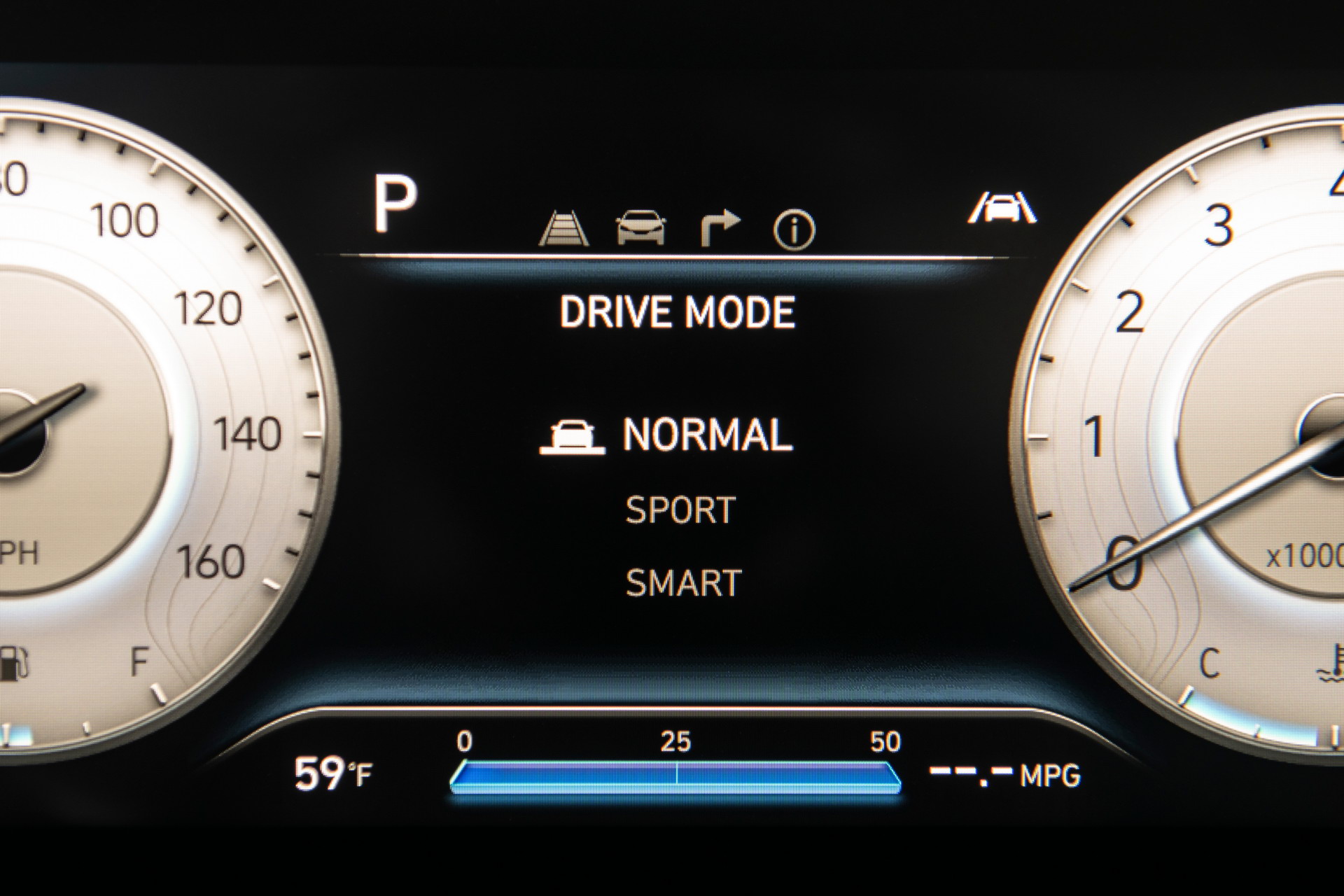 Màn hình hiển thị trên xe Hyundai Santa Cruz