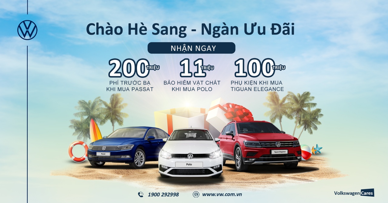 Các khuyến mãi dành cho các dòng xe của Volkswagen trong tháng 5/2020