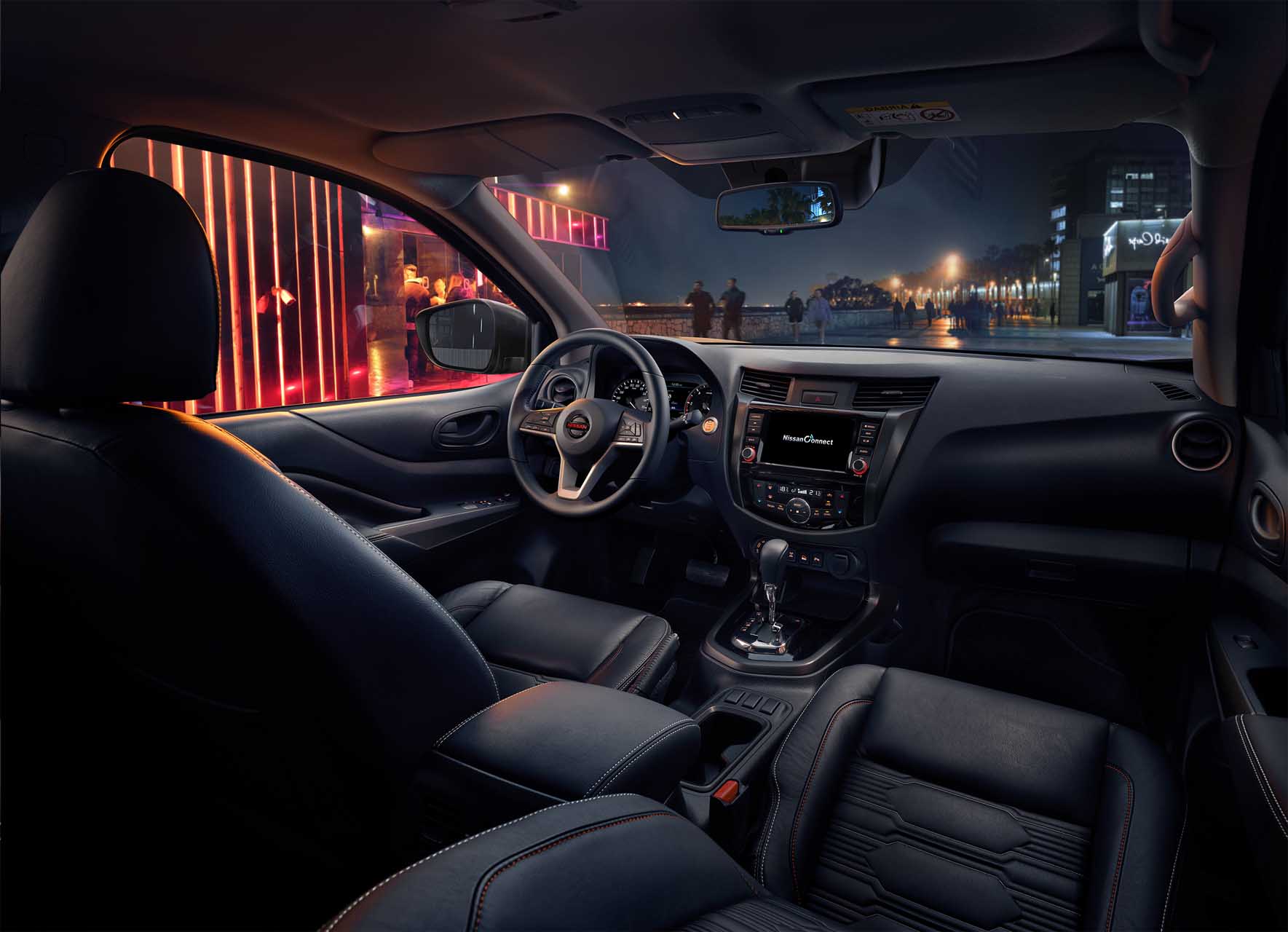 Hàng ghế trước xe Nissan Navara 2021