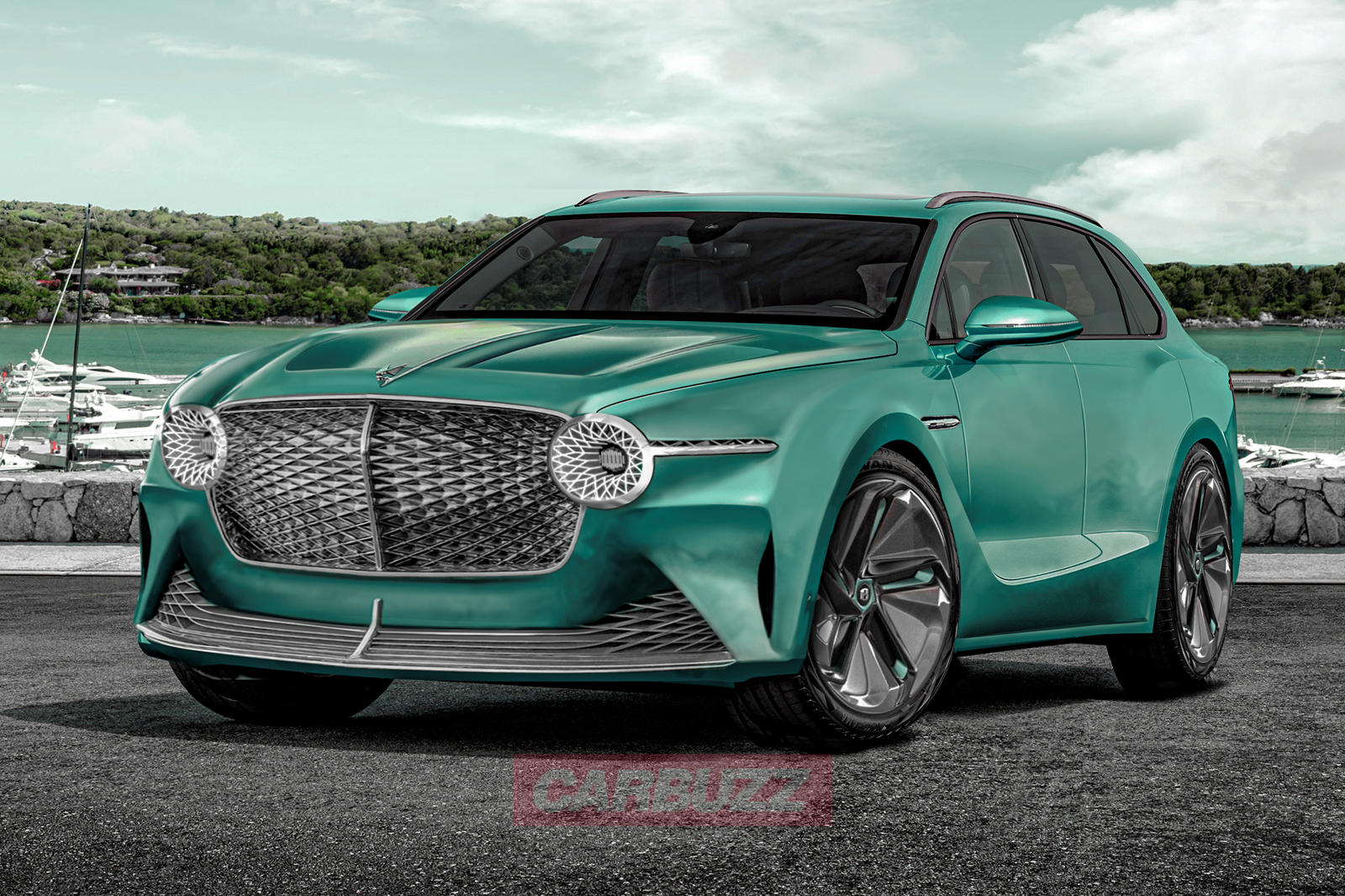Hình ảnh thiết kế xe điện của Bentley
