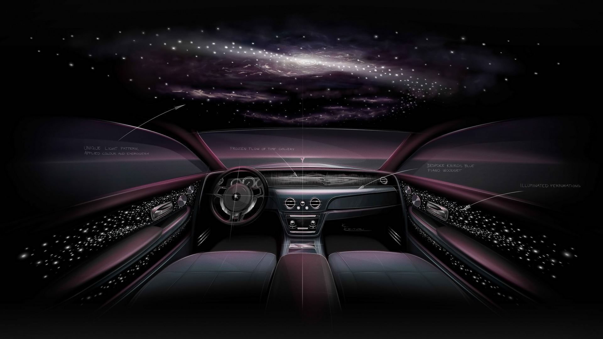 Hàng ghế trước của xe Rolls-Royce Phantom Tempus