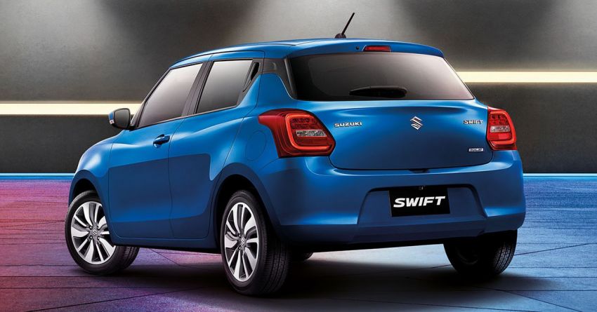 Đuôi xe Suzuki Swift 2021 bản nâng cấp