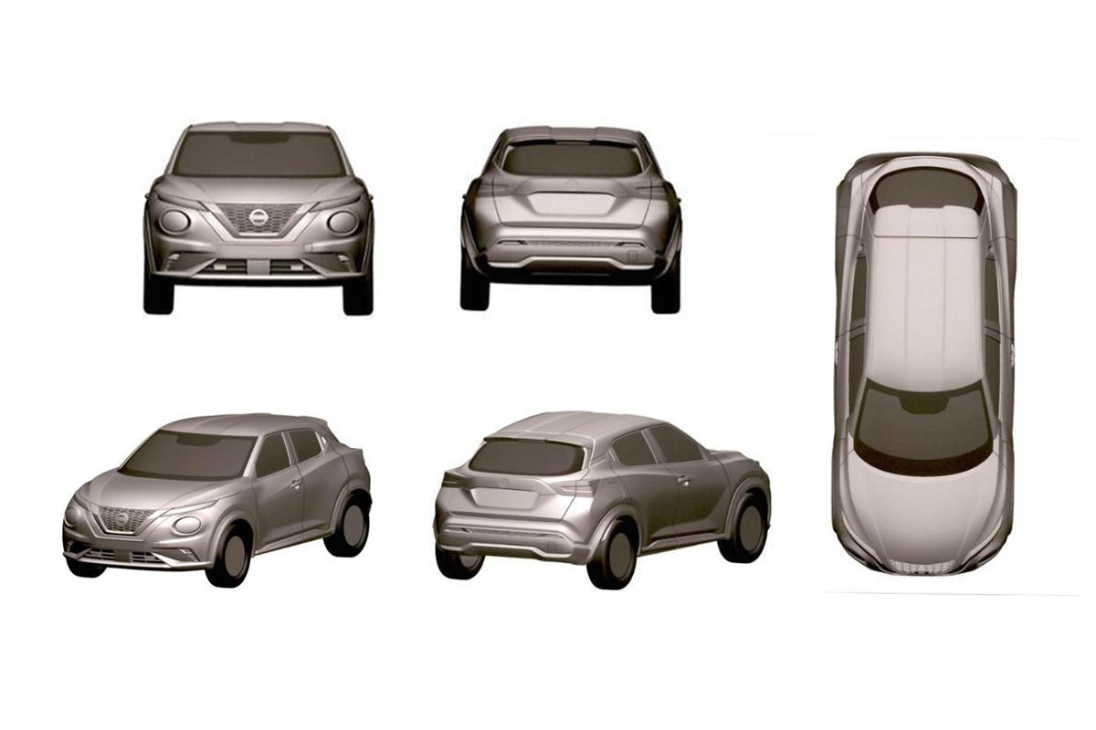 Cận cảnh hình ảnh xin bảo hộ kiểu dáng của bộ đôi Nissan Ariya và Juke