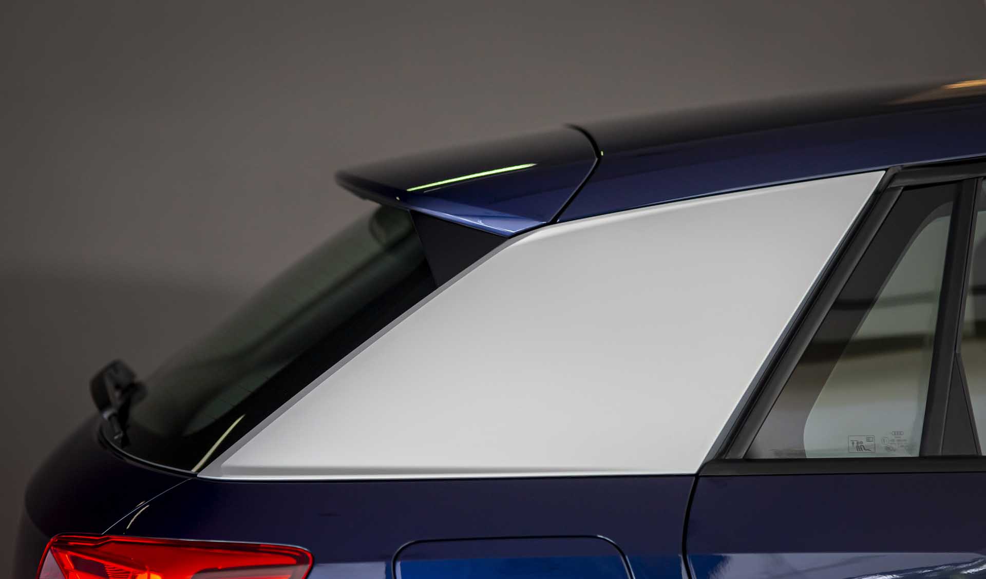 Trụ C của Audi Q2 được sơn trắng