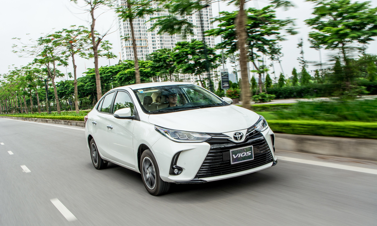 Mẫu xe Toyota Vios luôn có mặt trong Top xe bán chạy nhất tại Việt Nam