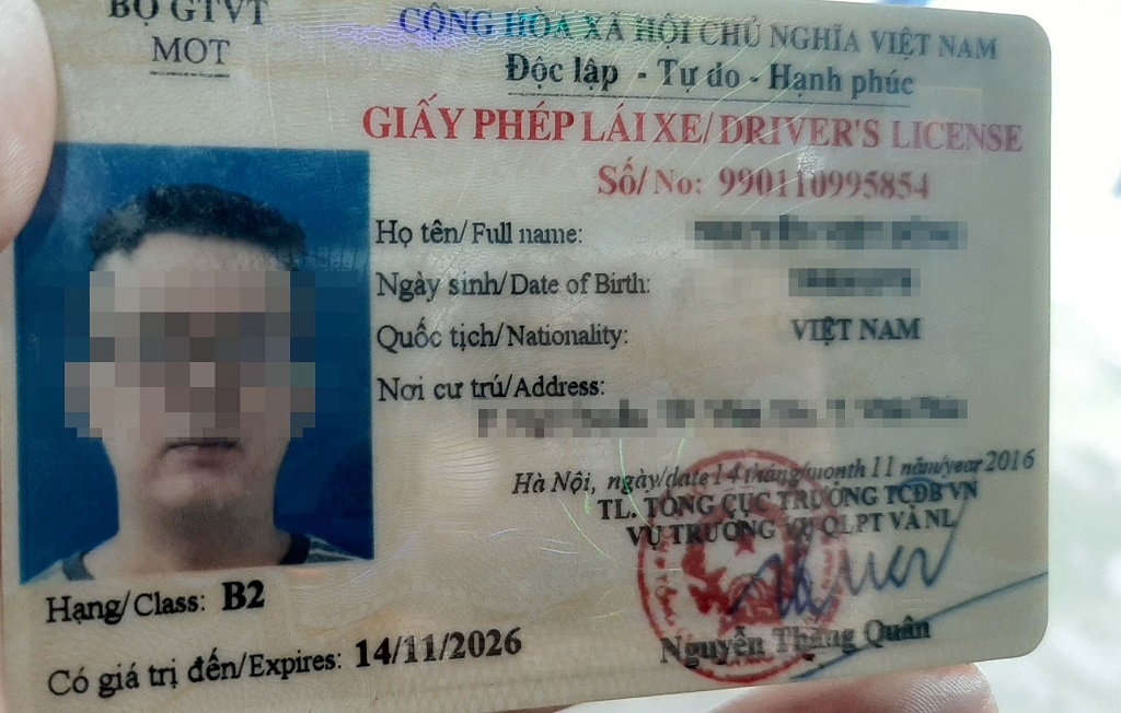 bằng lái xe b2