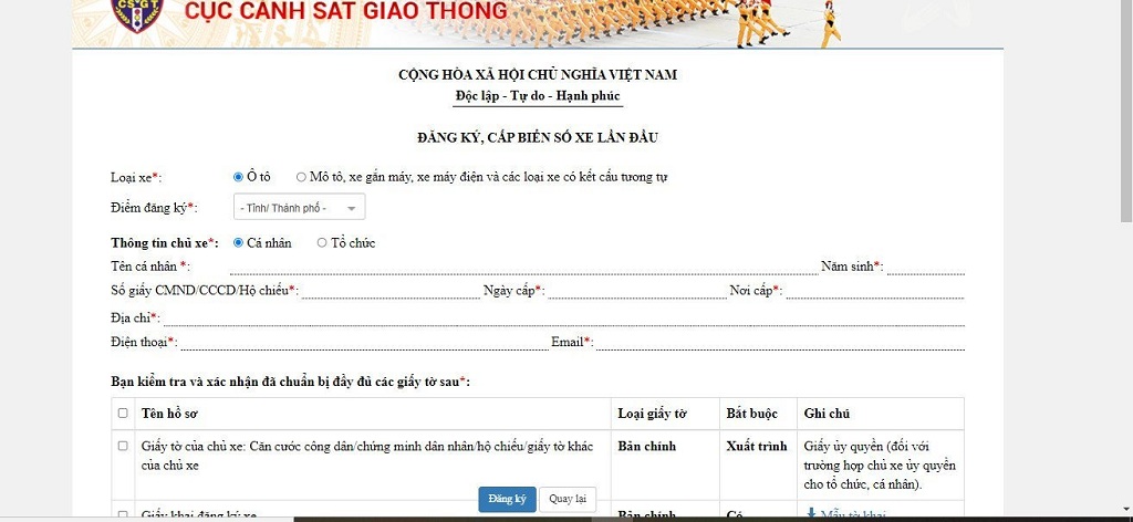 chuẩn bị hồ sơ