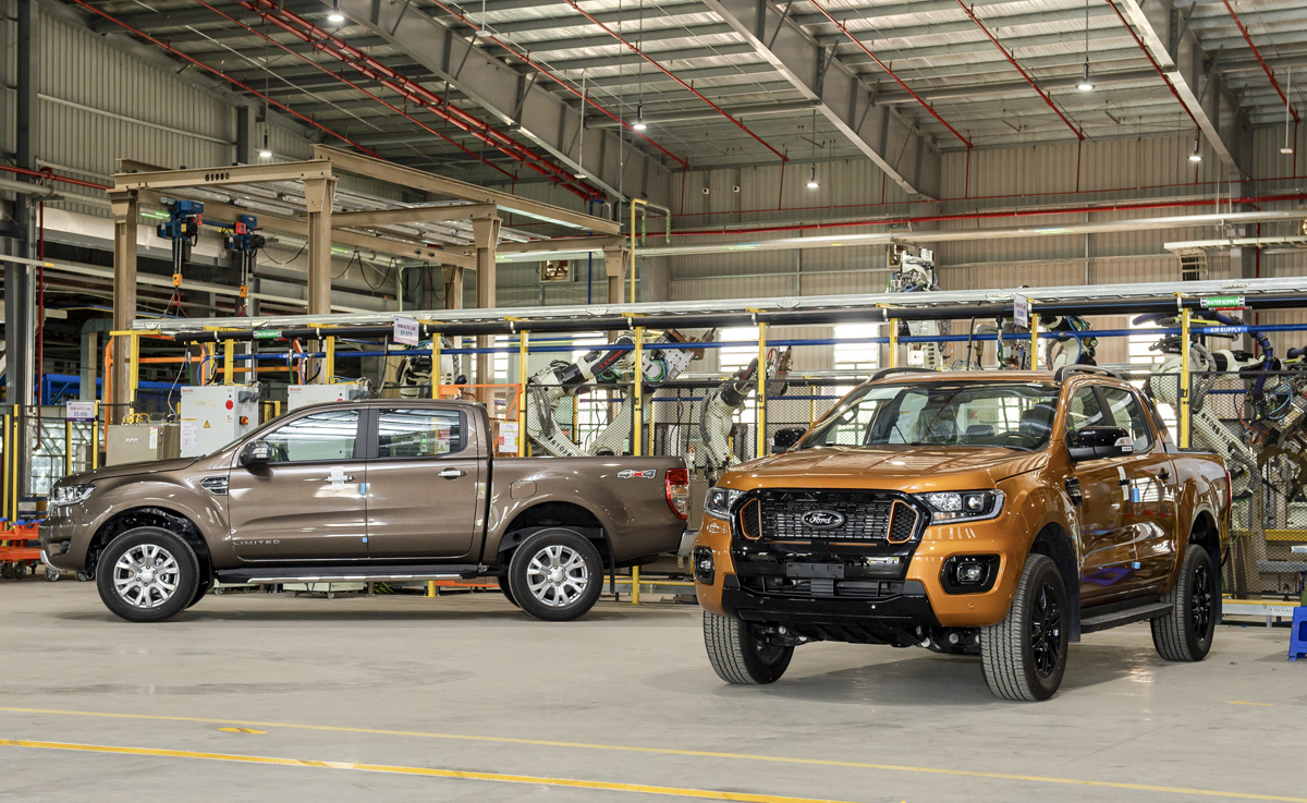 Mẫu xe Ford Ranger 