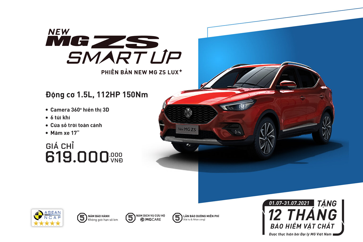 Bảng giá xe MG tháng 7/2021
