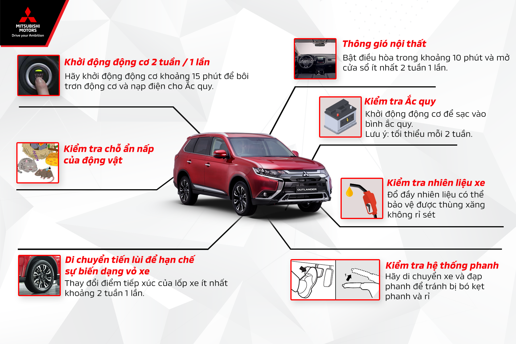 hướng dẫn bảo quản xe ô tô