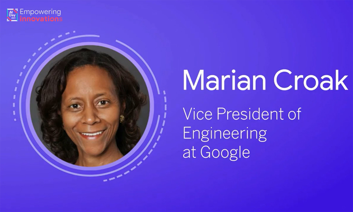 Tiến sĩ Marian Croak (Phó Chủ tịch Kỹ thuật Google)