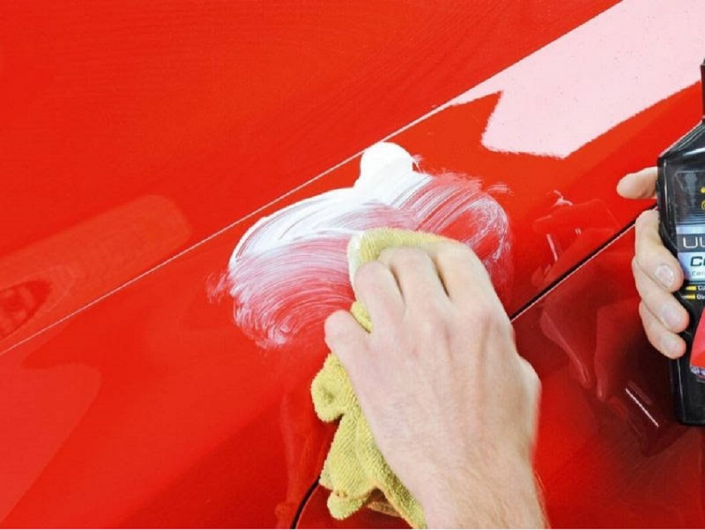 cách xóa vết xước xe