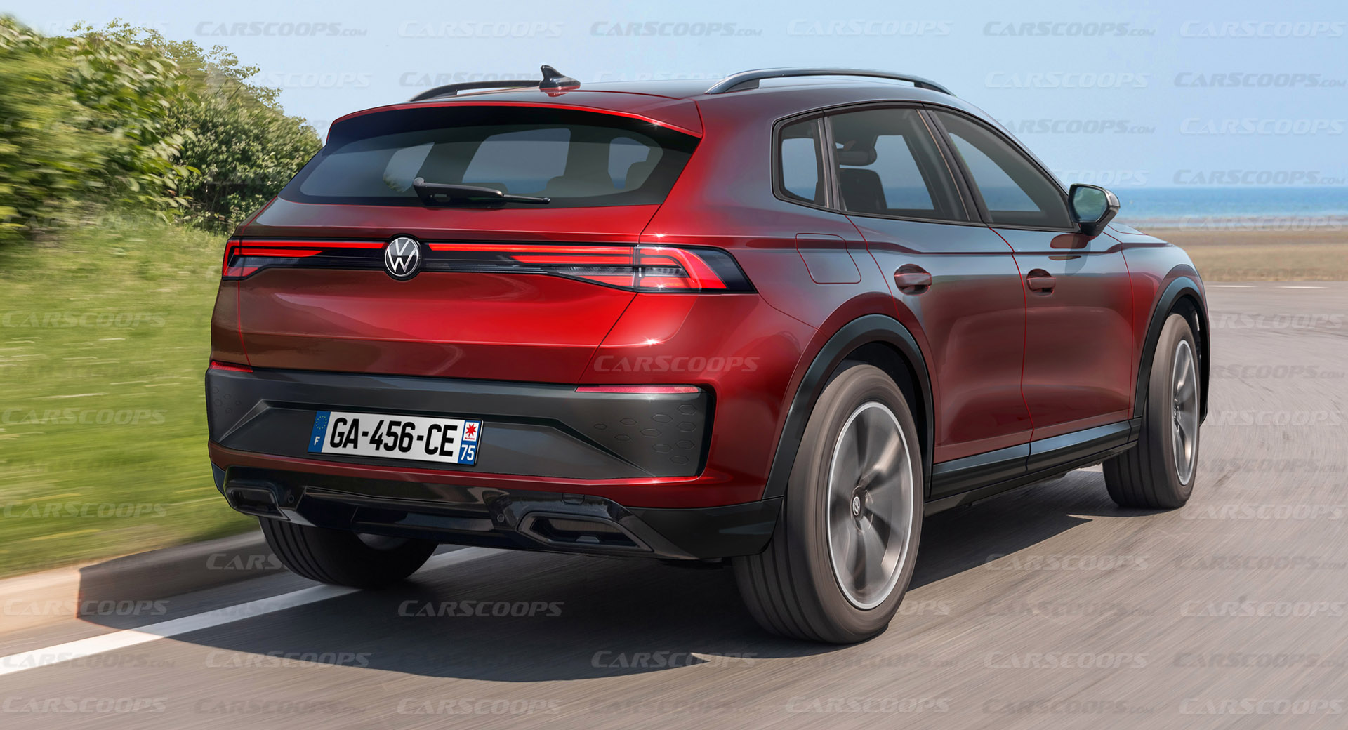 Volkswagen Tiguan được thiết kế xem trước
